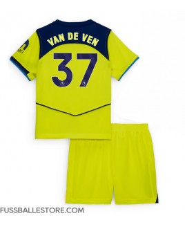 Günstige Tottenham Hotspur Micky van de Ven #37 3rd trikot Kinder 2025-26 Kurzarm (+ Kurze Hosen)